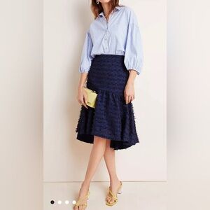 Maeve Miranda Textured‎ Midi Skirt